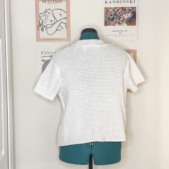 White Knit Free People Beach Sweater - Picture 2 of 3